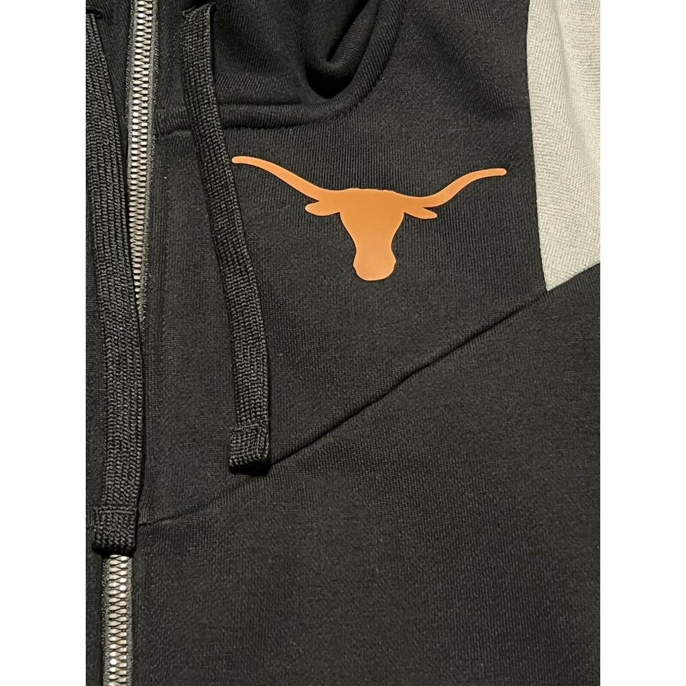 Nike UT Texas Longhorns Sz S Sideline Showout Short Sleeve Full-Zip Hoodie - Picture 3 of 16